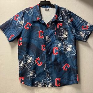 Cleveland Guardians Indians MLB Hawaiian Shirt Size XL Stadium Giveaway SGA